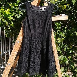 Elegant Black Lace Dress